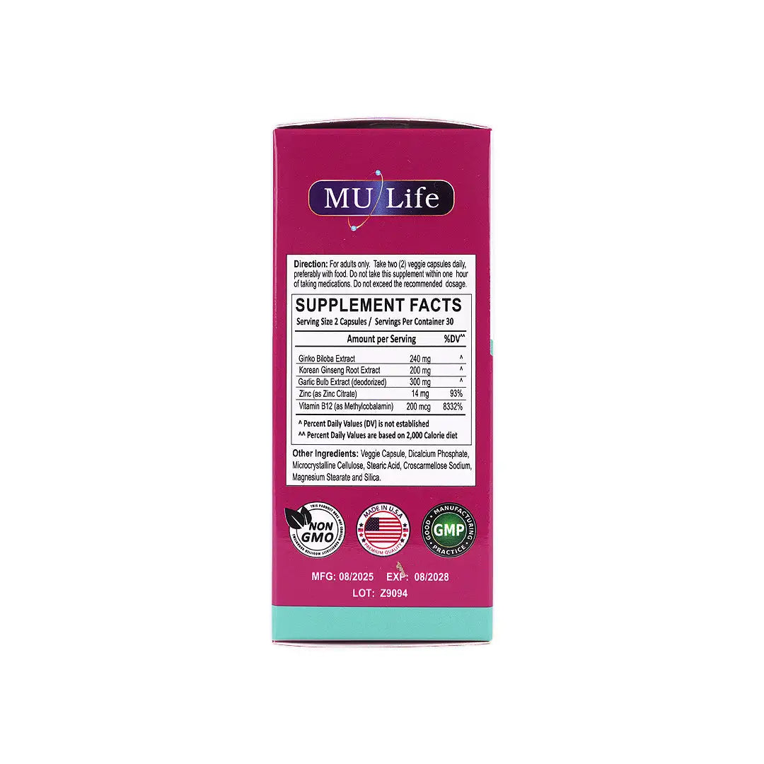 Mu Life Wondal 60 Veggie Capsules