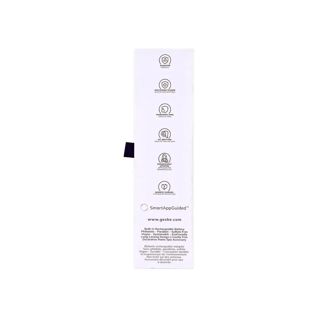 56376-Geske Microcurrent Skin Scrubber&amp;Blackhead Remover 9in1-Grey +5