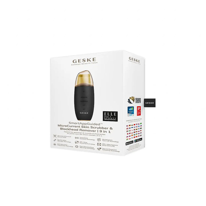 56376-Geske Microcurrent Skin Scrubber&amp;Blackhead Remover 9in1-Grey +13