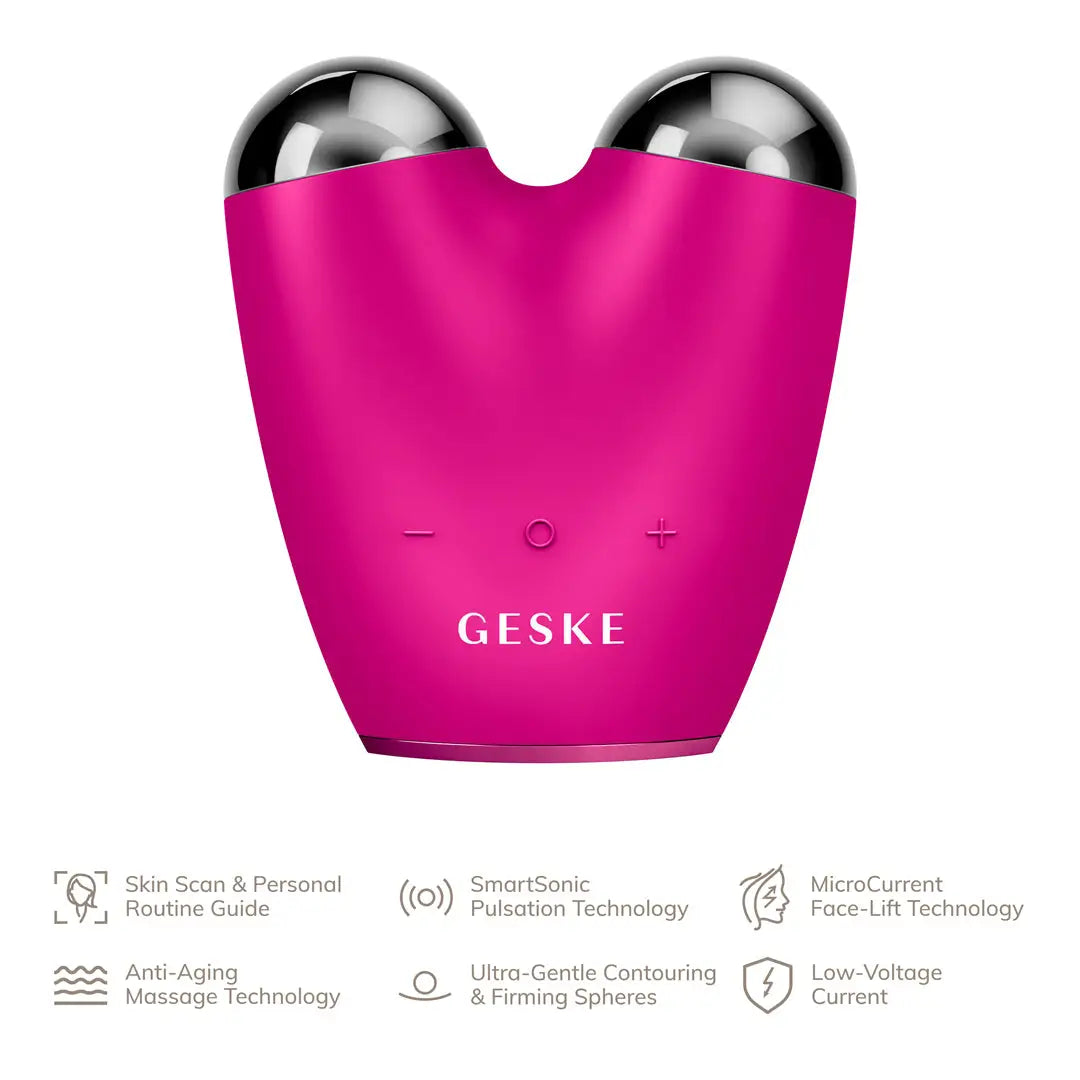 56377-Geske Micro Current Face-Lifter 6 In 1 - Magenta +12