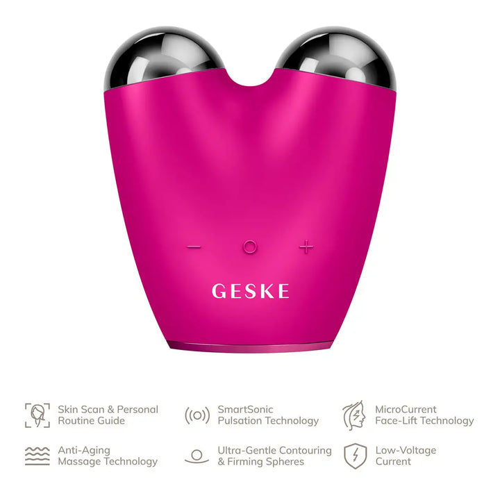 56377-Geske Micro Current Face-Lifter 6 In 1 - Magenta +12