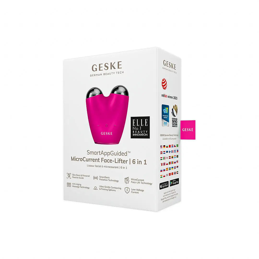 56377-Geske Micro Current Face-Lifter 6 In 1 - Magenta +8
