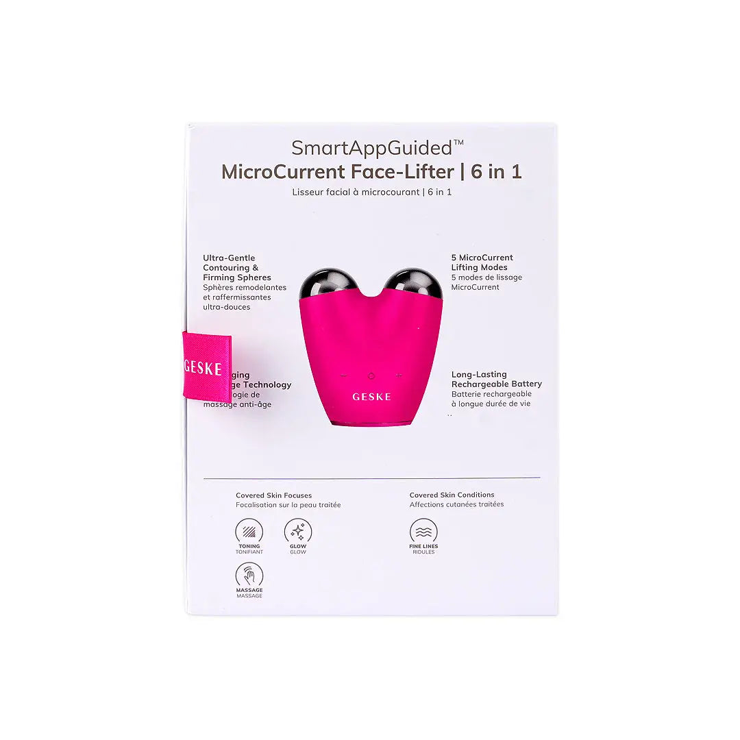 56377-Geske Micro Current Face-Lifter 6 In 1 - Magenta +4