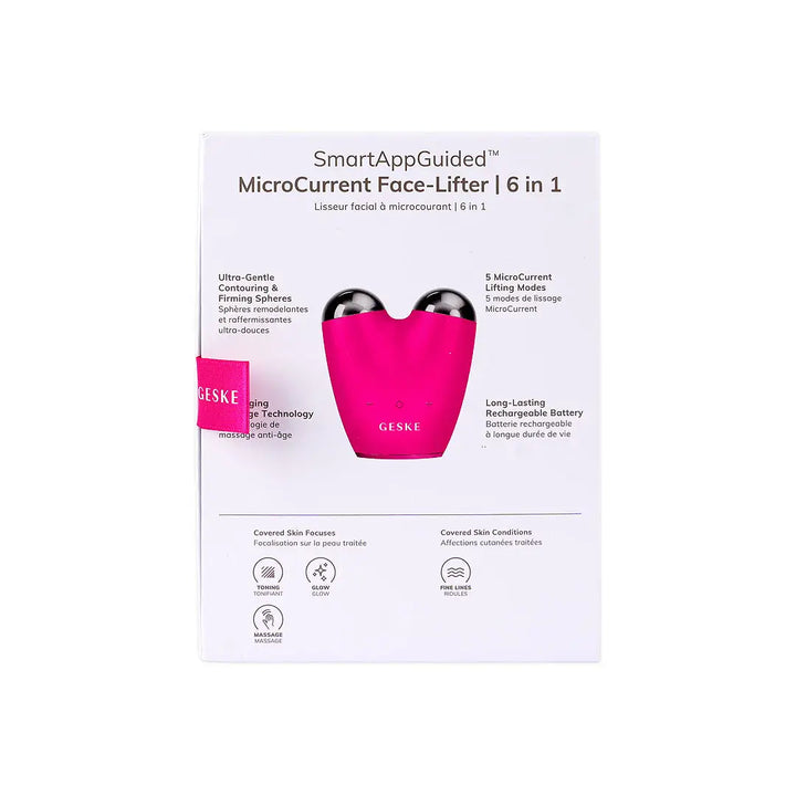 56377-Geske Micro Current Face-Lifter 6 In 1 - Magenta +4