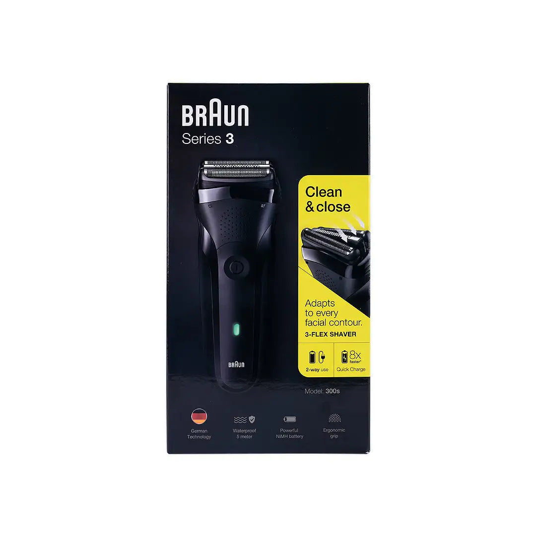 Braun Series 3 Electric Shaver 3 300S Black
