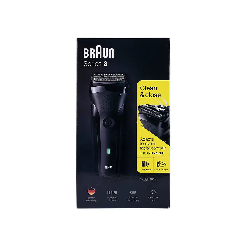 Braun Series 3 Electric Shaver 3 300S Black