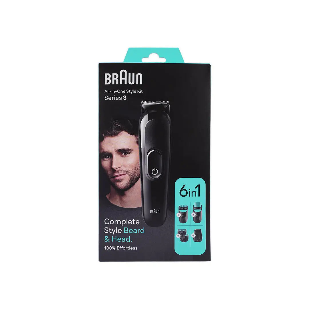 56389-Braun Series 3 6in1 Style Kit MGK3410 Black/Gray