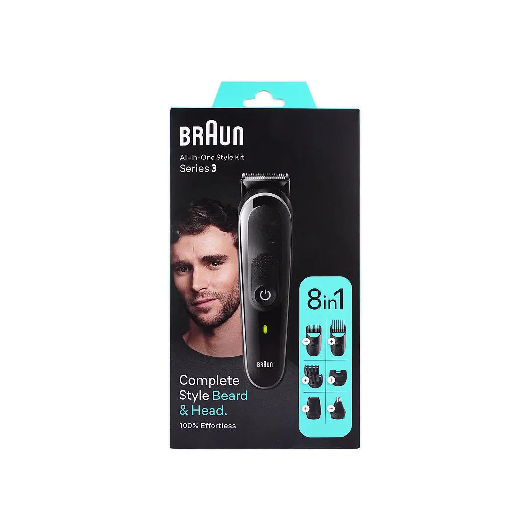 56390-Braun Series 3 8in1 Style Kit MGK3440 Black/Gray
