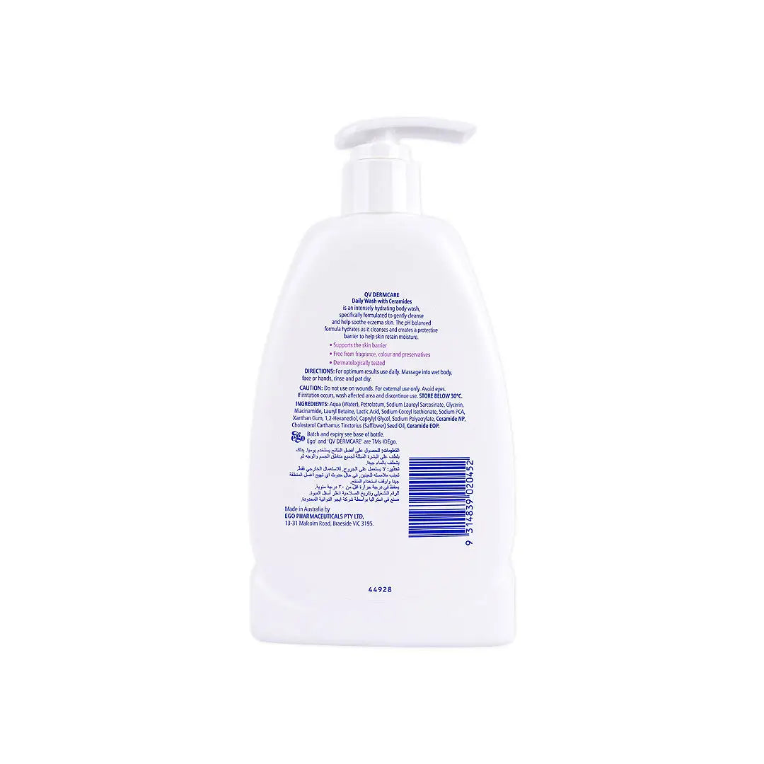 56393-Qv Dermcare Eczema Daily Wash 350ml +1