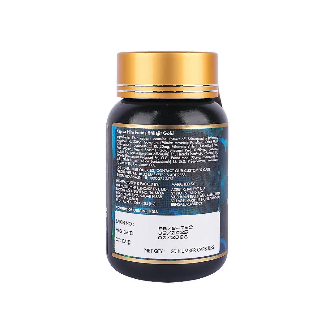 56399-Kapiva Shilajit Gold 30 Capsules +1