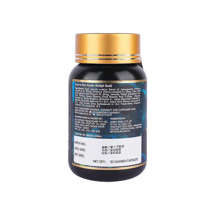 56399-Kapiva Shilajit Gold 30 Capsules +1