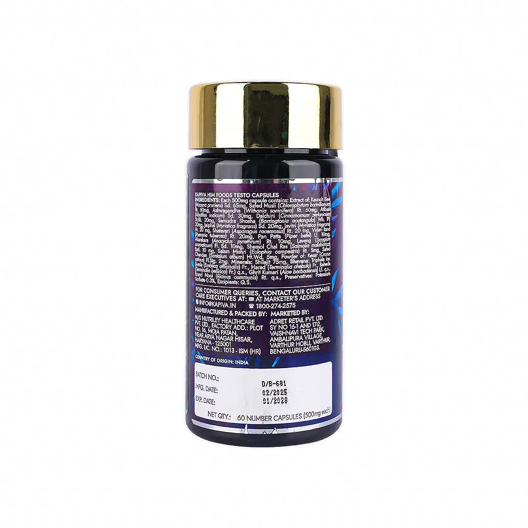 56400-Kapiva Shilajit Testo 60 Capsules +1