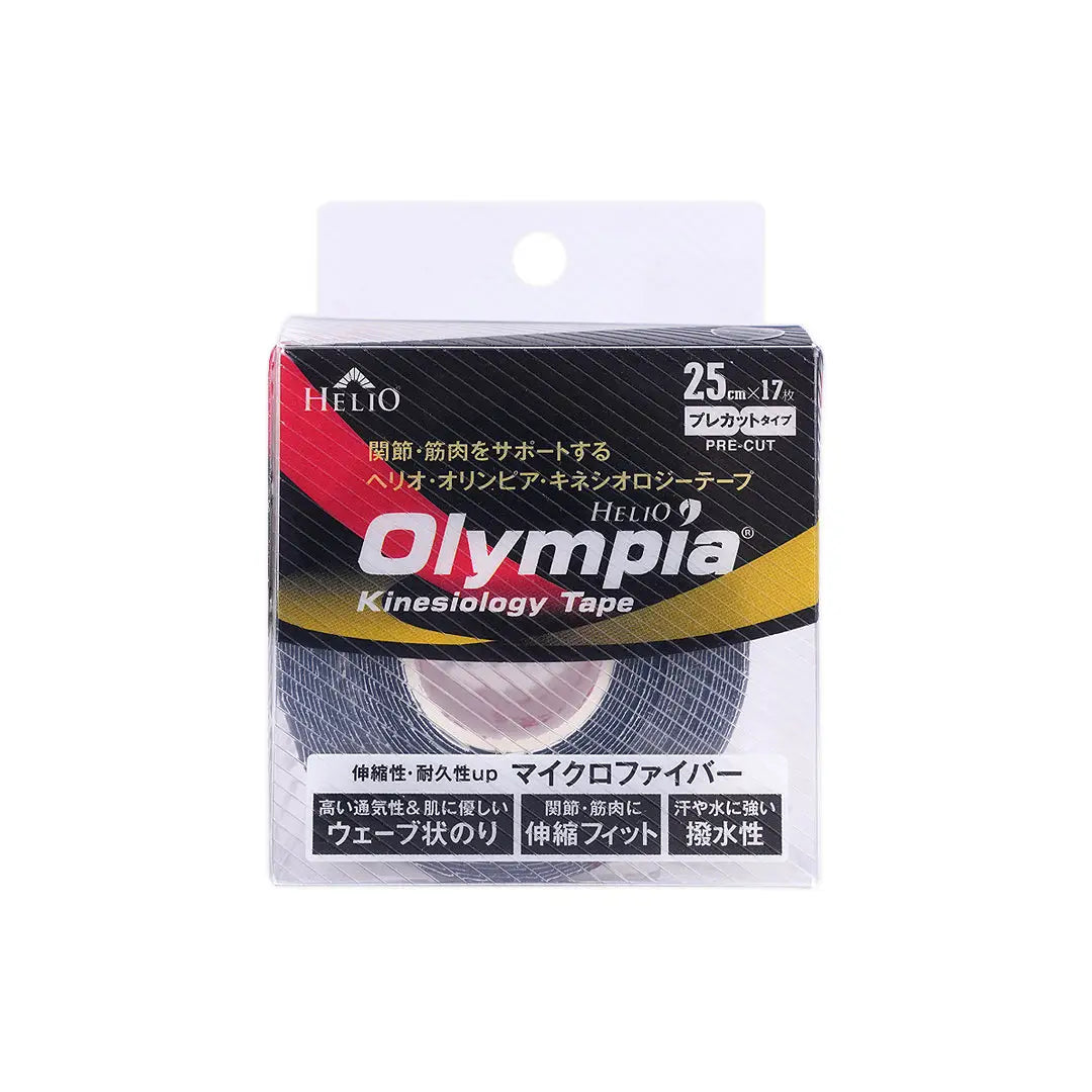56409-Olympia Kinesiology Tape 25cmx17-Black +1