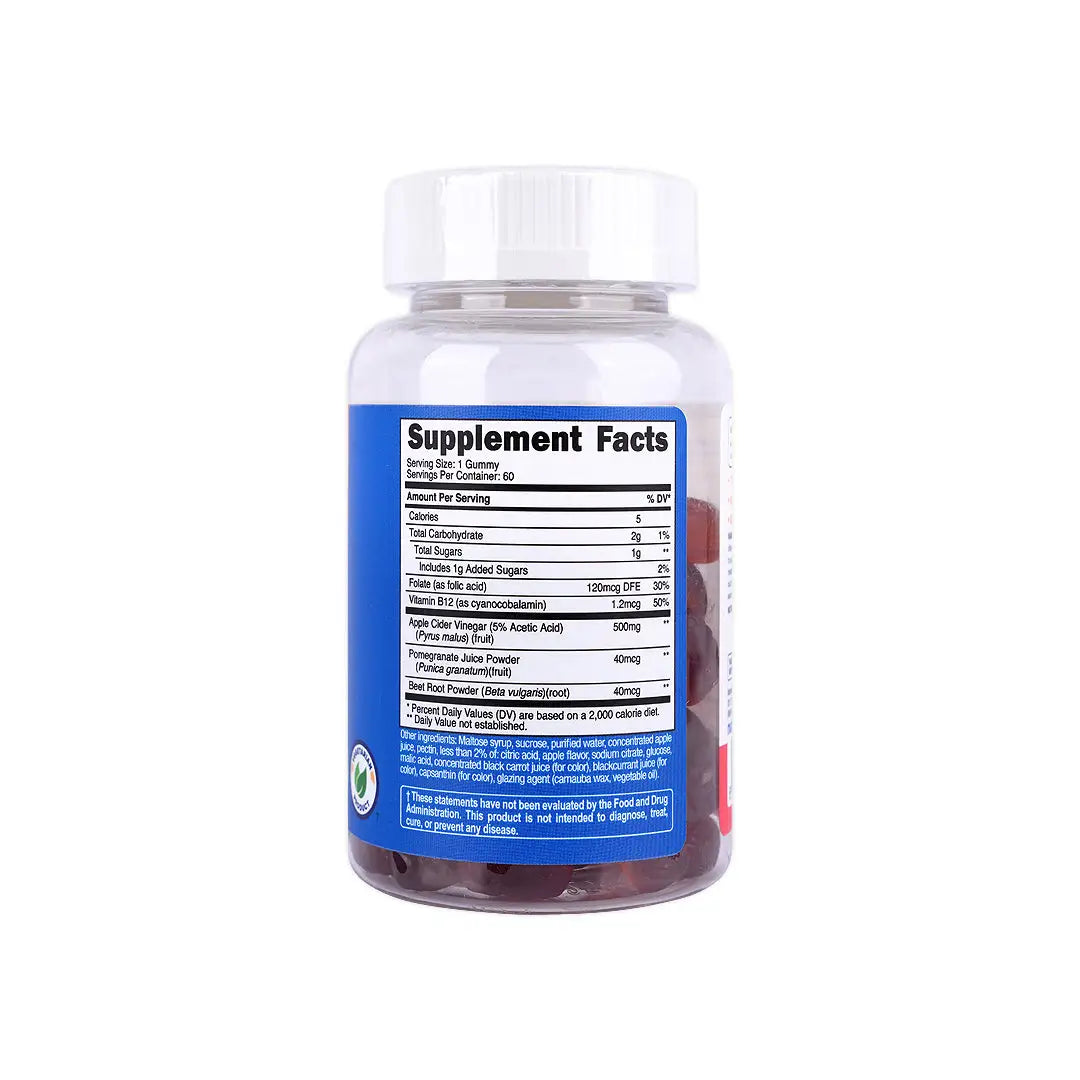 56419-Nutricost Apple Cider Vinegar 500 Mg 60 Gummies +2