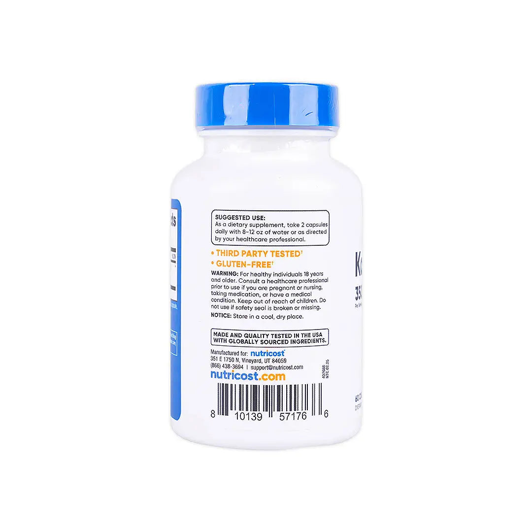 56425-Nutricost Kava Kava 350mg 60 Caps +1