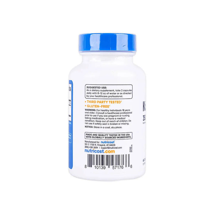 56425-Nutricost Kava Kava 350mg 60 Caps +1