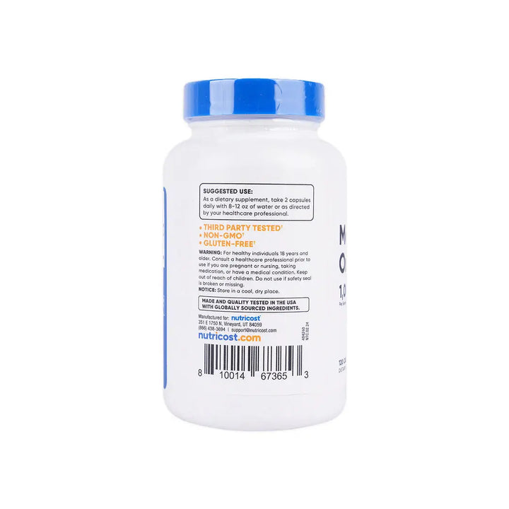 56432-Nutricost Magnesium Orotate 1000 Mg 120 Caps +1