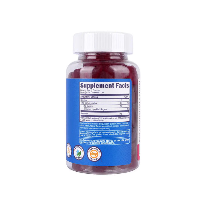 56436-Nutricost Melatonin Kids 120 Gummies - Strawberry +2