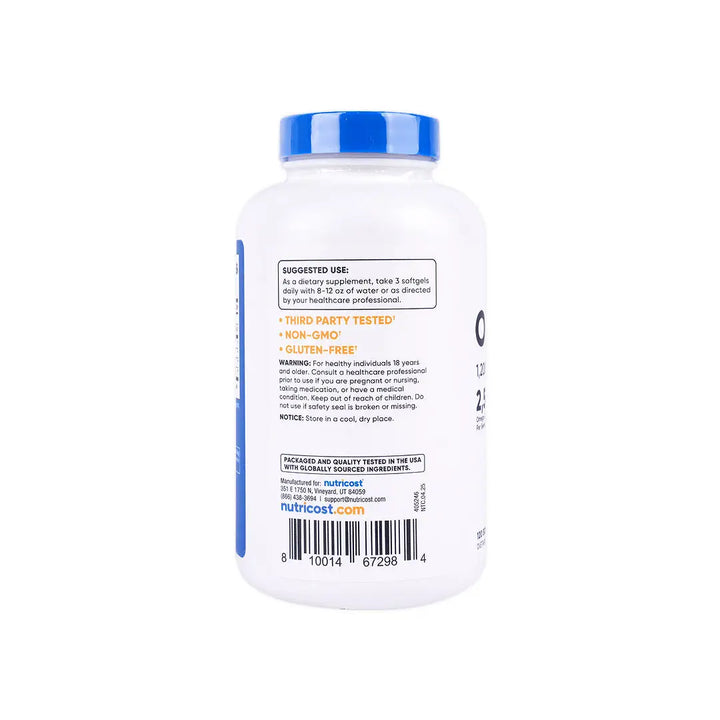 56441-Nutricost Omega-3 2500mg 120 Sftgels +1