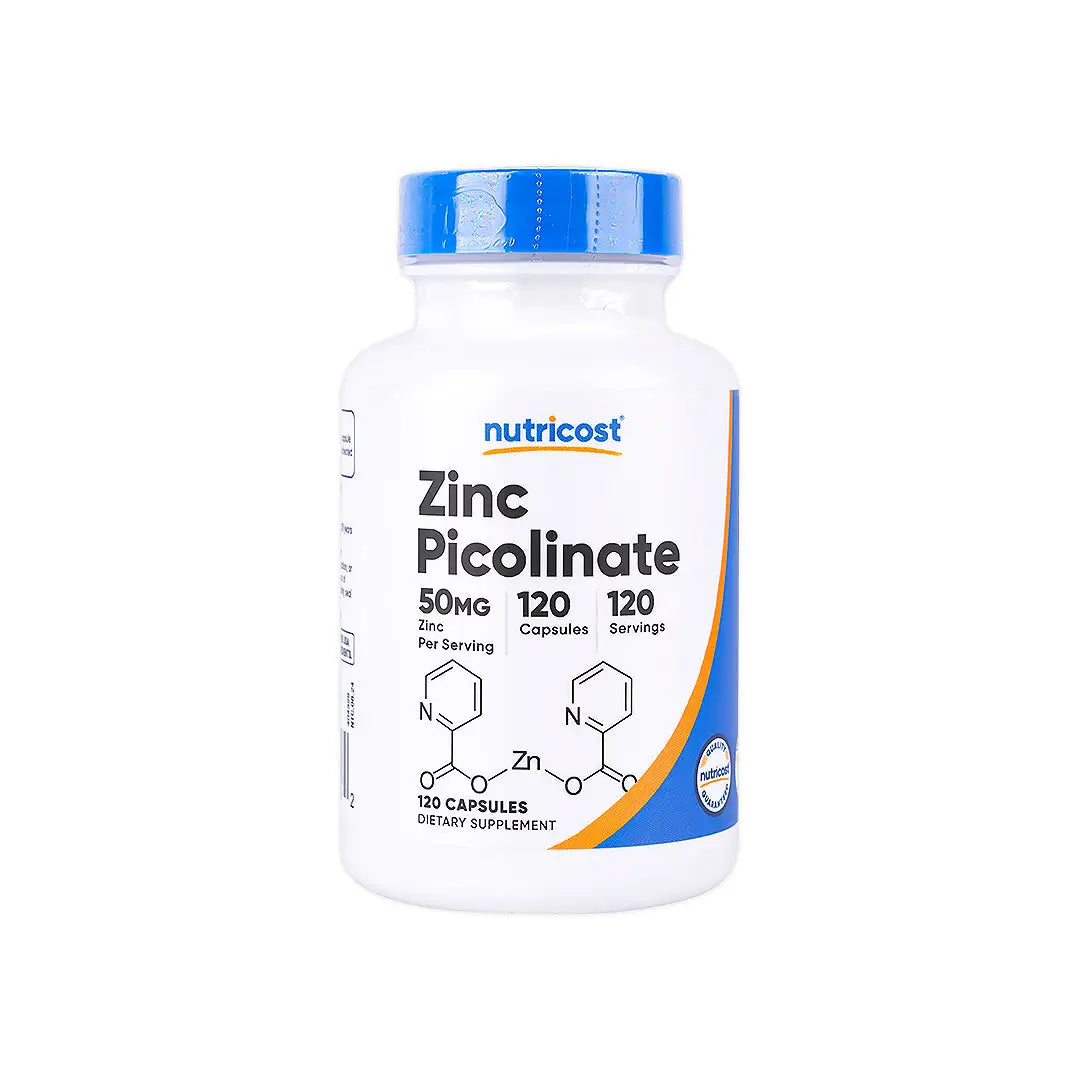 56445-Nutricost Zinc Picolinate 50 Mg 120 Caps