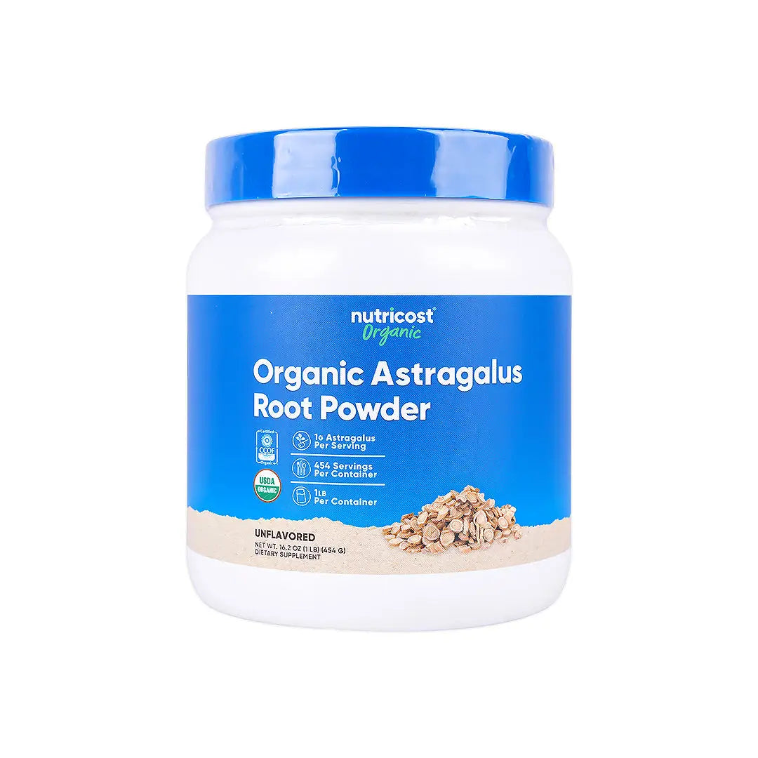 56447-Nutricost Organic Astragalus Root Powder 454g - Unflavored