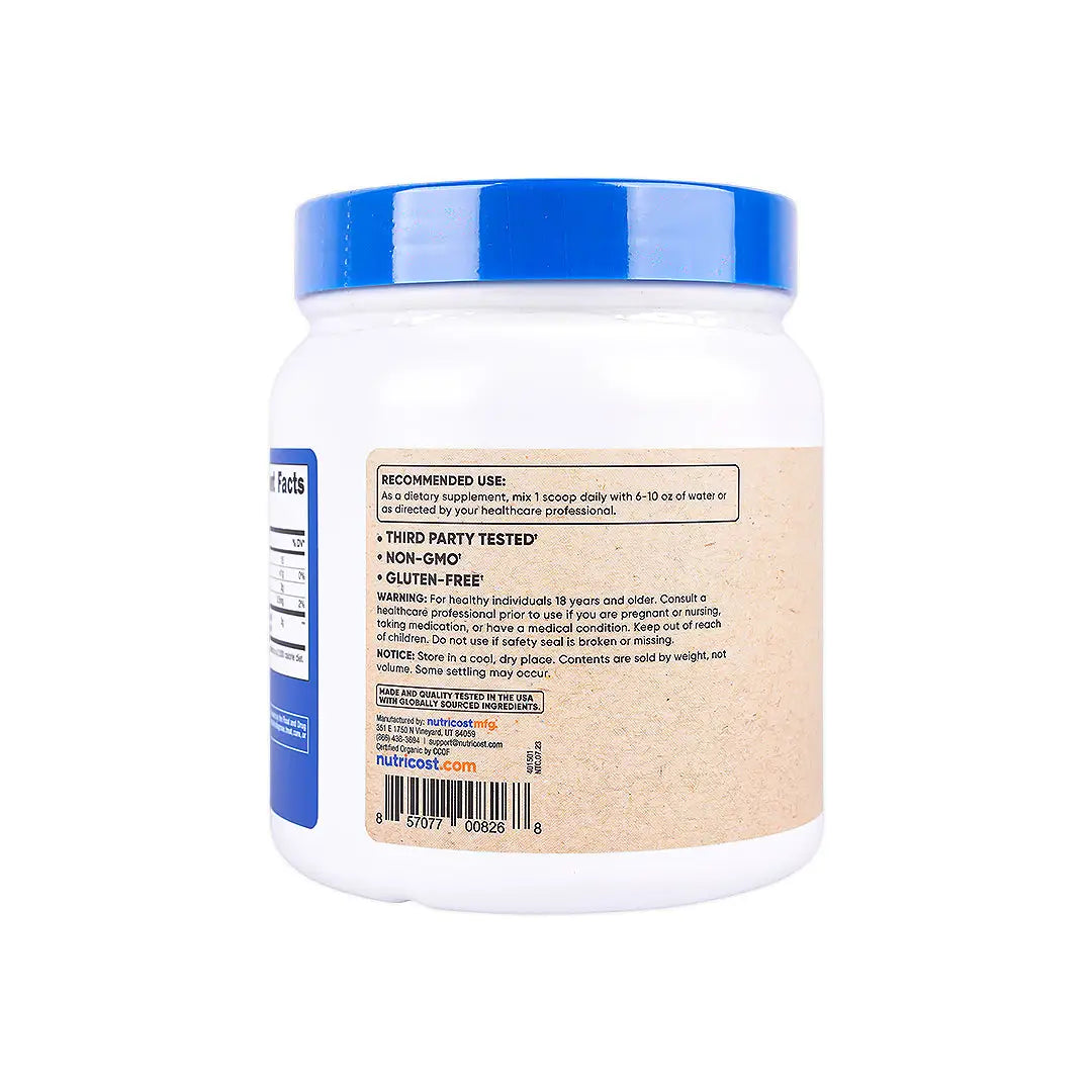 56450-Nutricost Organic Chlorella 454g - Unflavored +1