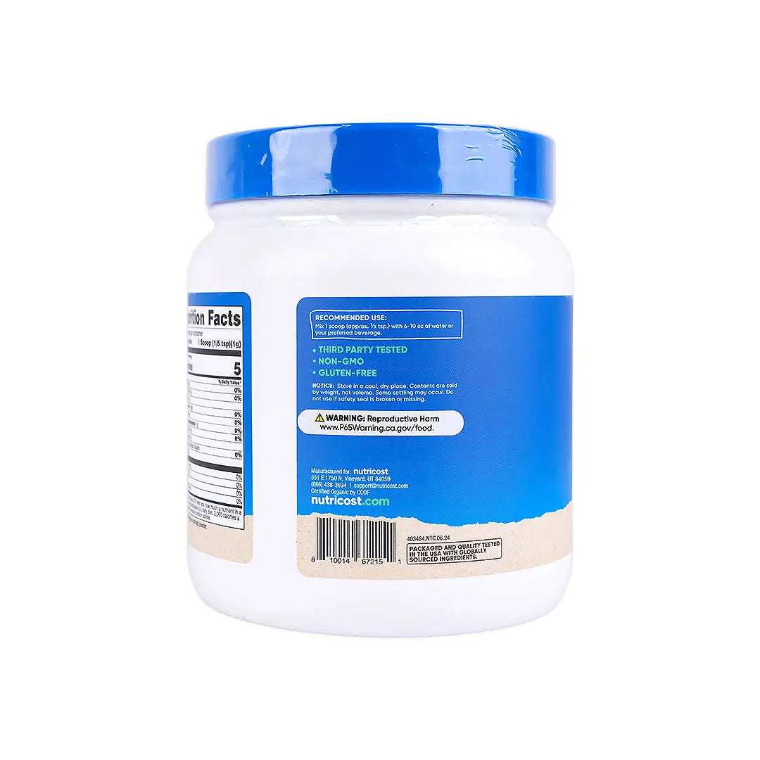 56454-Nutricost Organic Moringa 454g - Unflavored +1