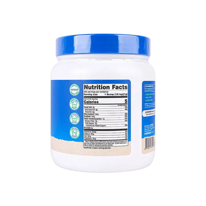 56454-Nutricost Organic Moringa 454g - Unflavored +2