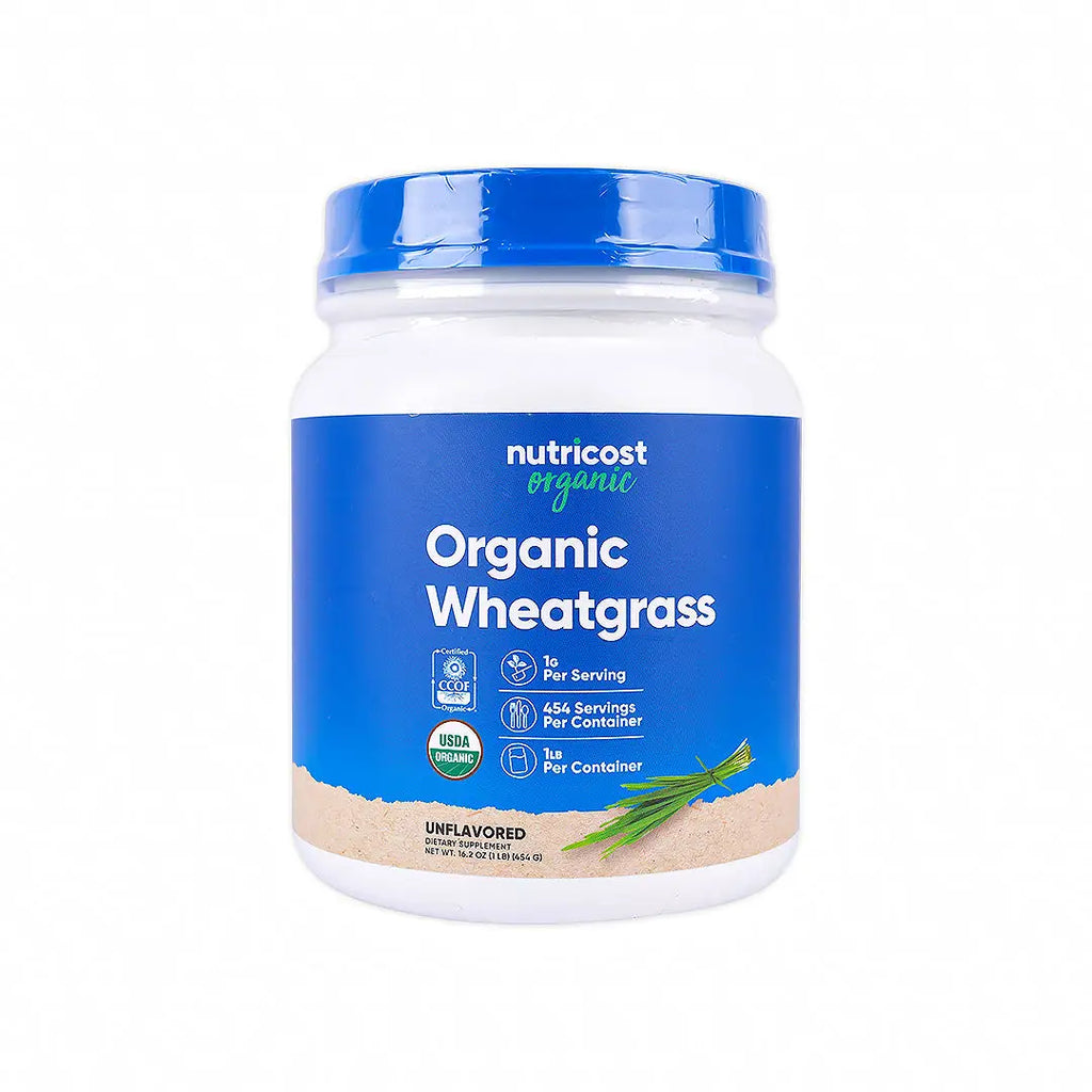 Nutricost Organic Wheatgrass 454g - Unflavored