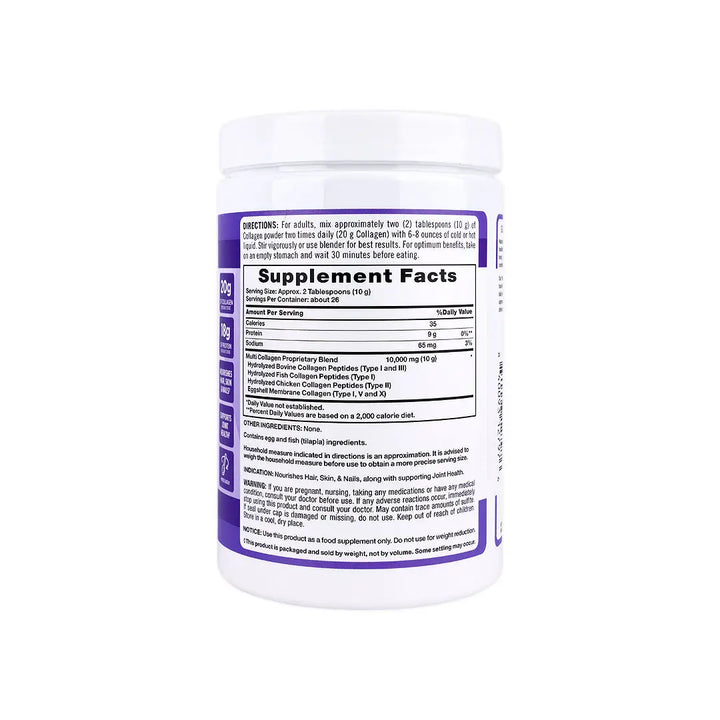 56463-Nature’s Truth Multi Collagen Protein 255g Powder +2