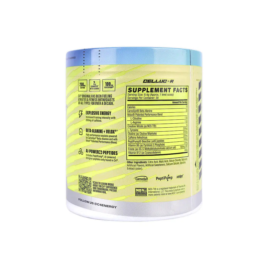 Cellucor C4 Ripped Original  Pre Workout Ice Blue Razz 282g