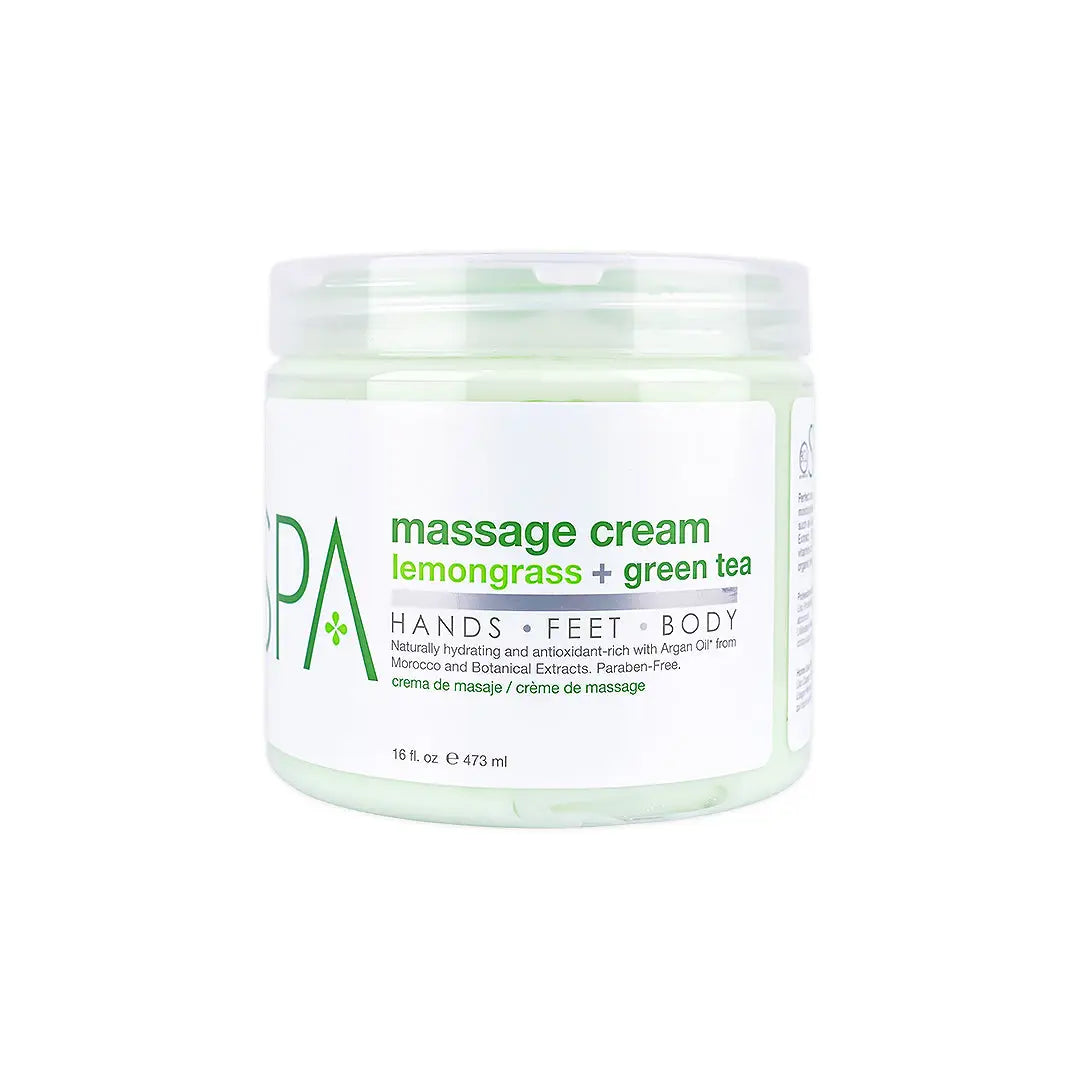 BCL SPA Massage Cream 473ml -Lemongrass + Green Tea
