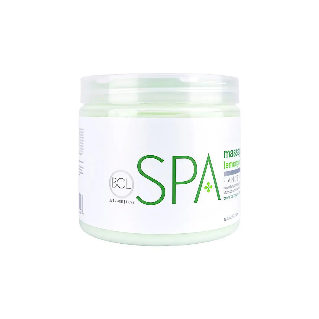 BCL SPA Massage Cream 473ml -Lemongrass + Green Tea