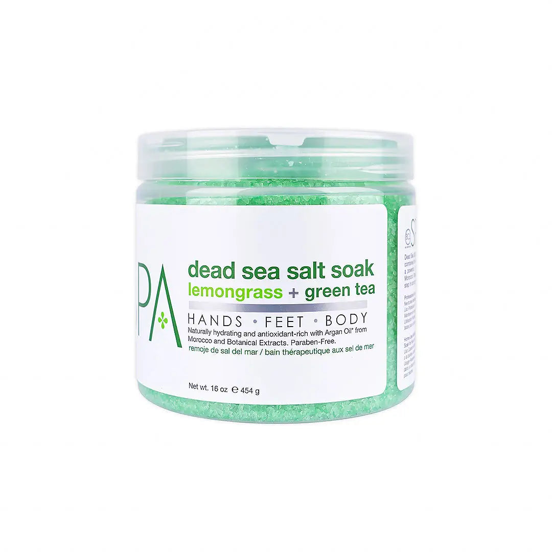 BCL SPA Dead Sea Salt Soak 454g -Lemongrass + Green Tea