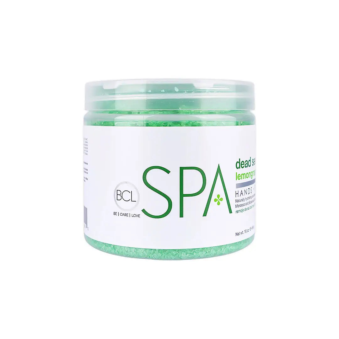 56473-BCL SPA Dead Sea Salt Soak 454g -Lemongrass + Green Tea