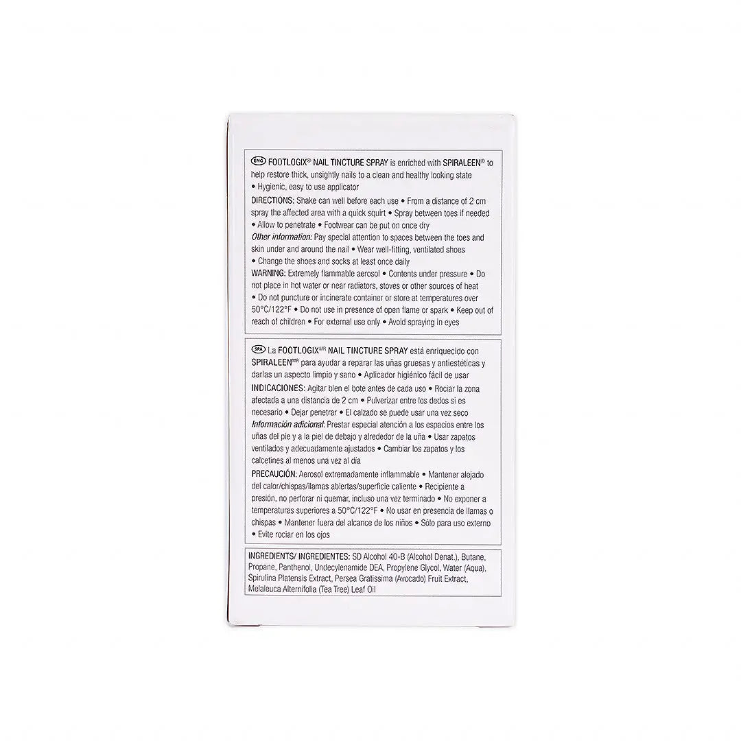 Footlogix Spiraleen Nail Tincture Spray 50ml