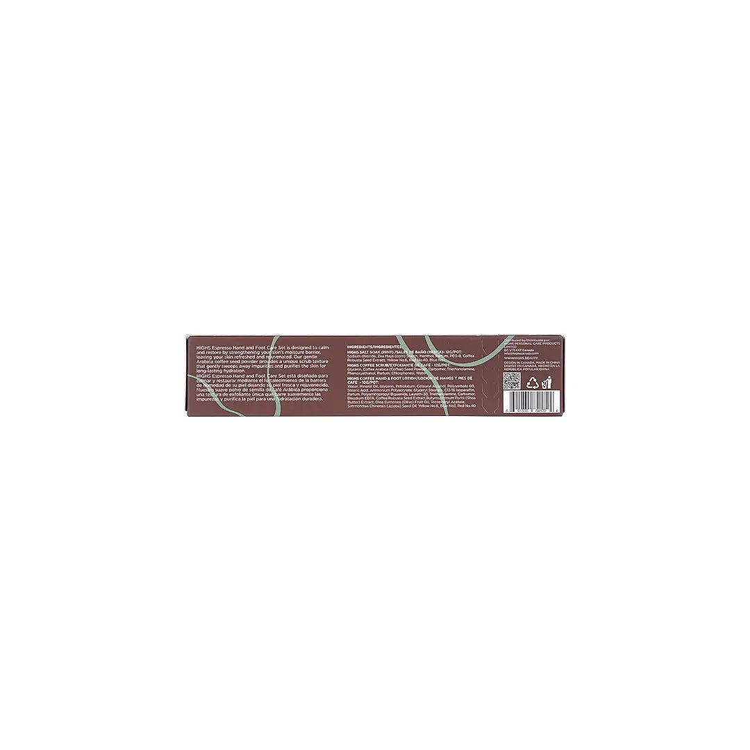 56508-High’s Espresso Coffee Main &amp; Pedi Treatment 3 Steps +2