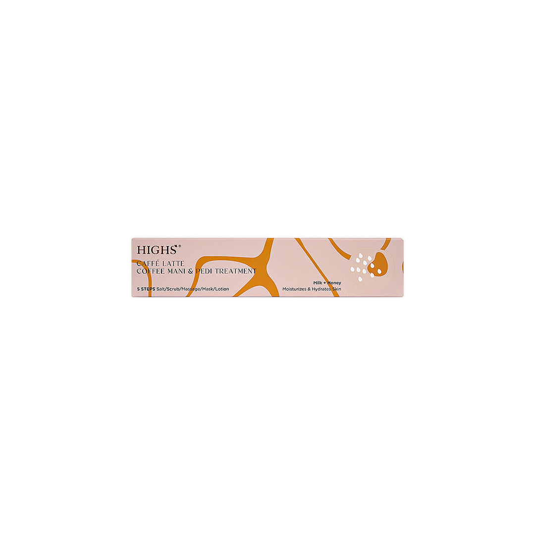 High’s Caffe Latte Coffee Main & Pedi Treatment 5 Steps
