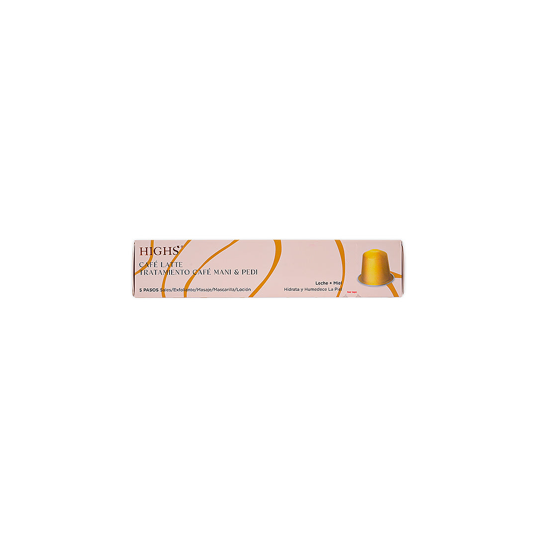 High’s Caffe Latte Coffee Main & Pedi Treatment 5 Steps