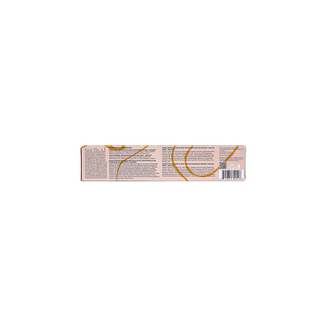 High’s Caffe Latte Coffee Main & Pedi Treatment 5 Steps