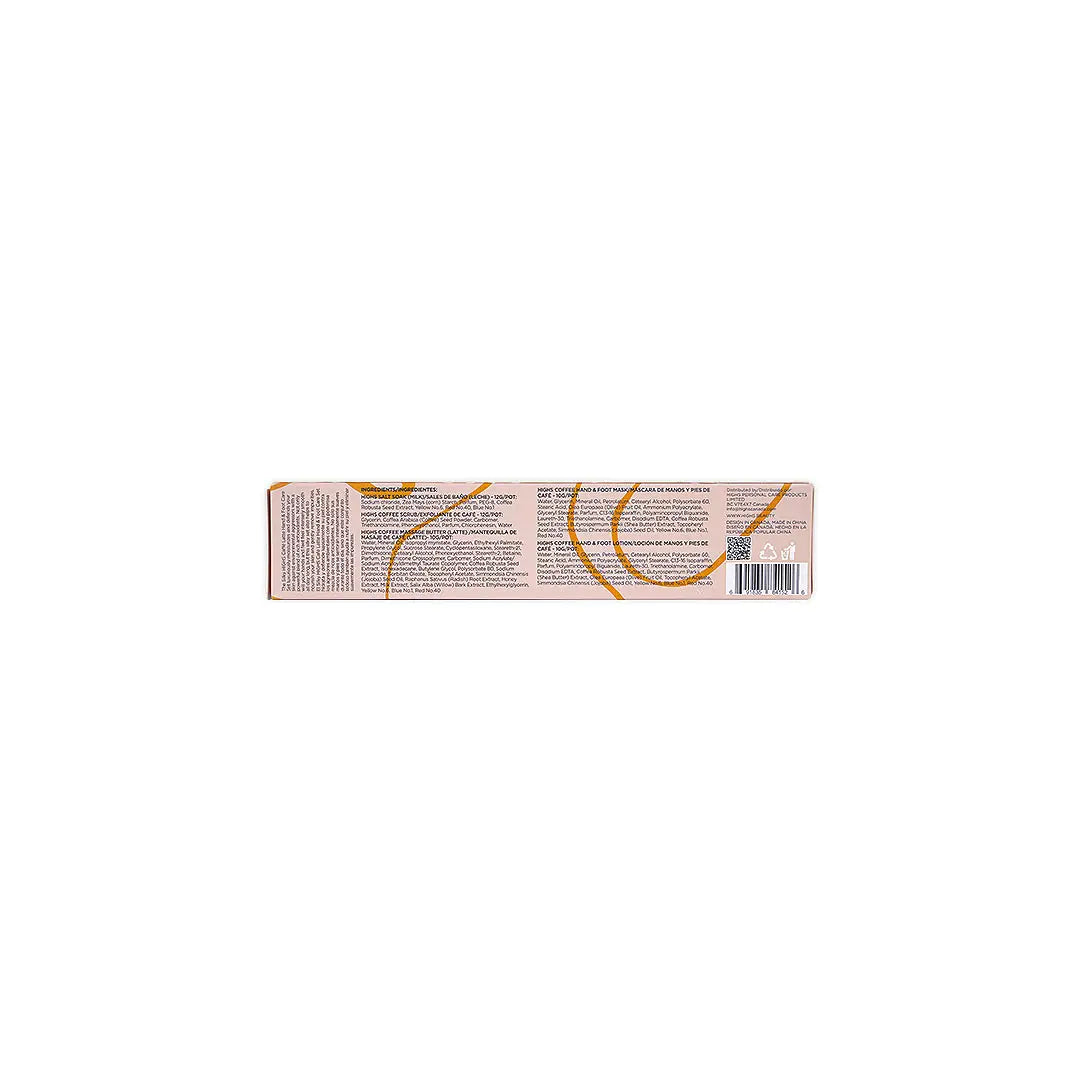 High’s Caffe Latte Coffee Main & Pedi Treatment 5 Steps