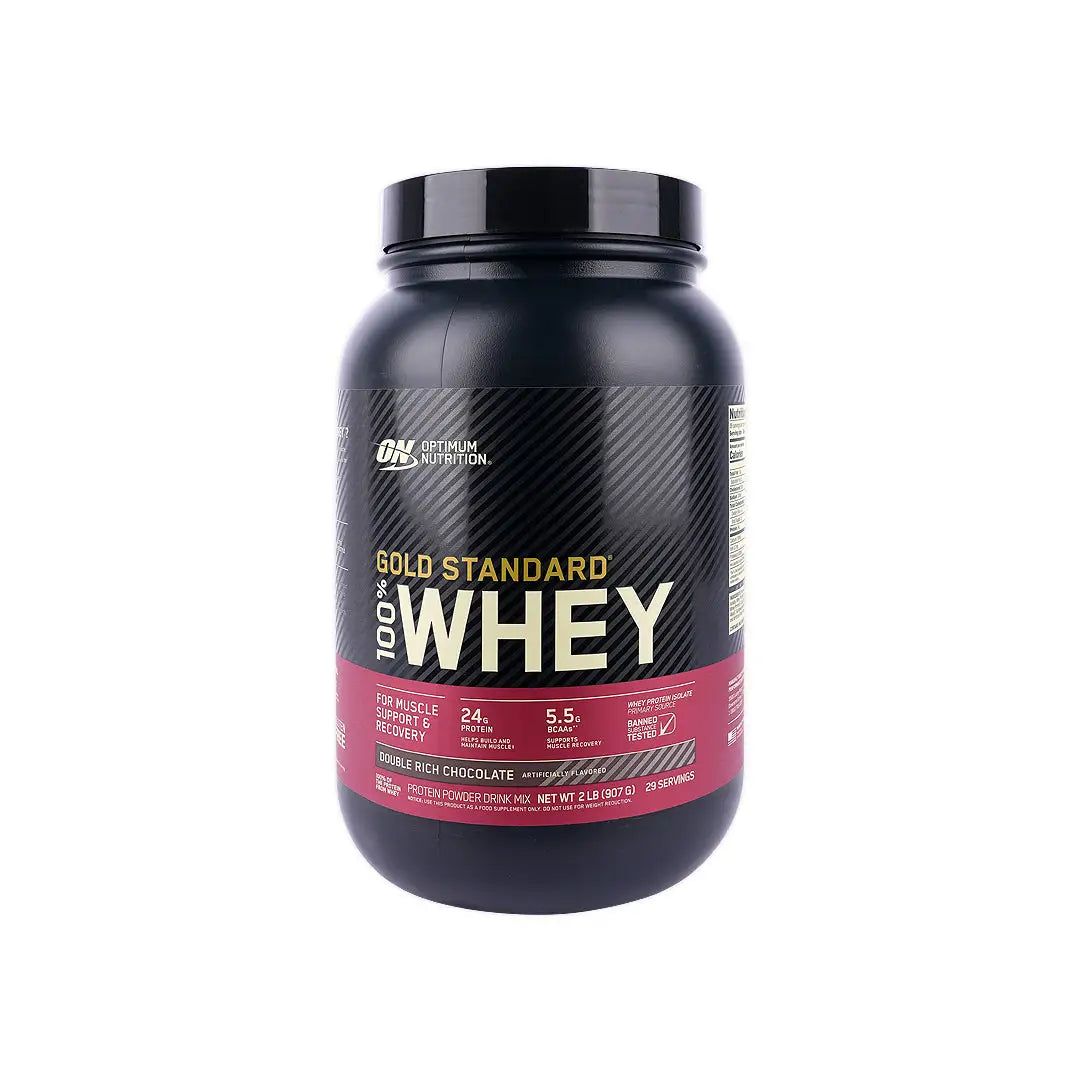56512-ON Gold Standard Whey Protein Double Rich Chocolate -907g