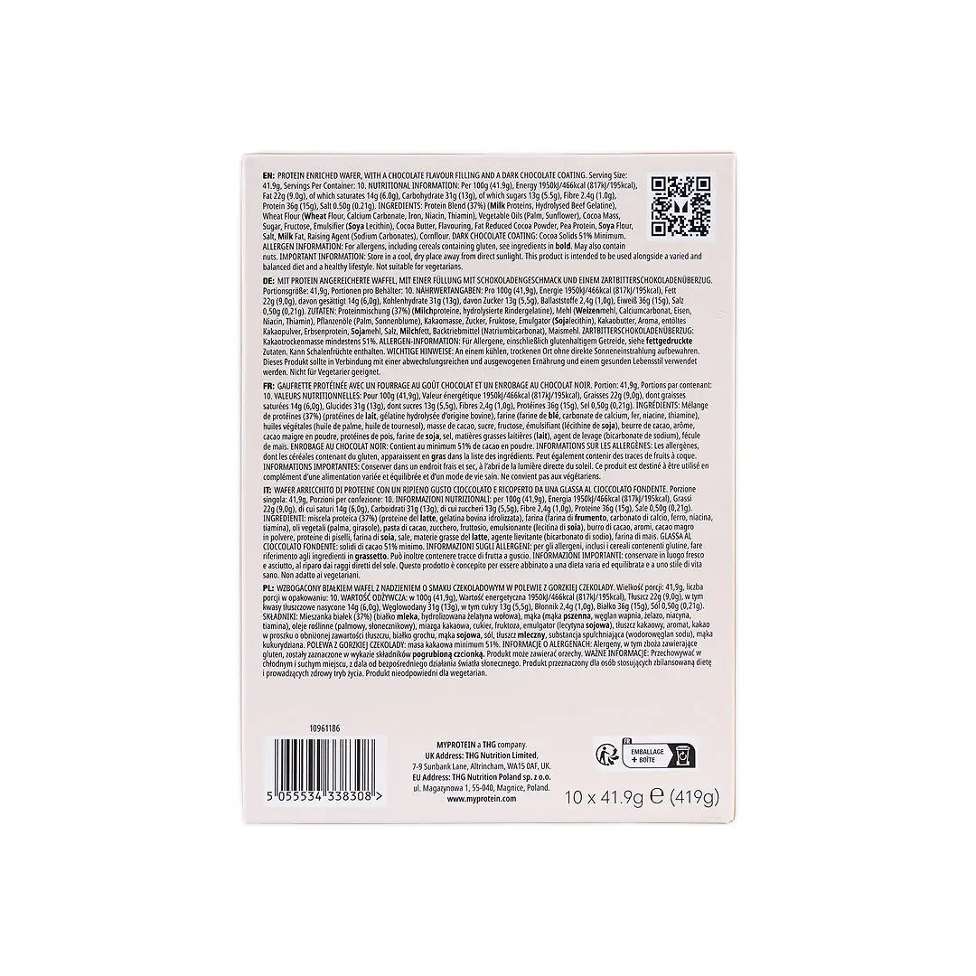 My Protein Crispy Wafer 41.9g – Chocolate Flavour