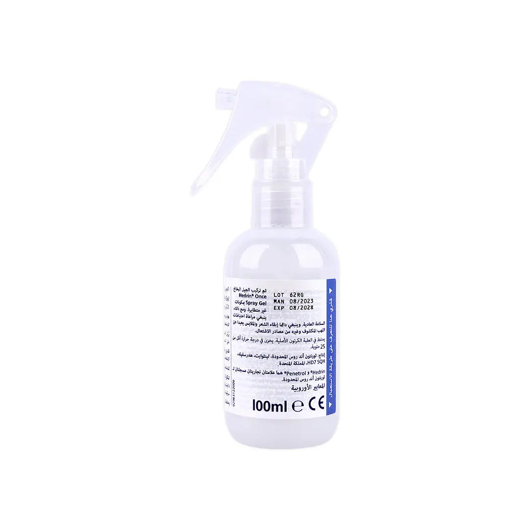 56523-Hedrin Once Spray Gel 100ml +3