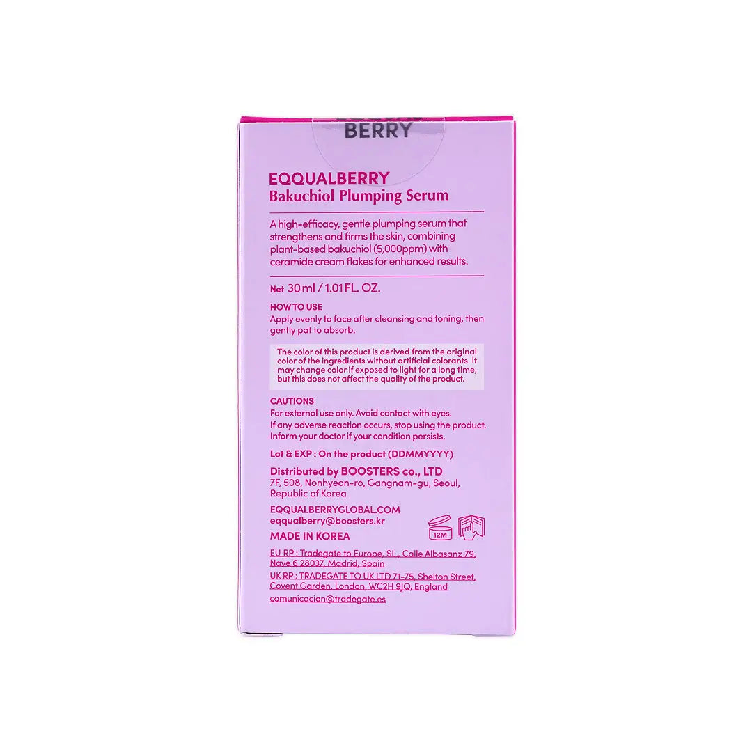 Eqqual Berry Bakuchiol Plumping Serum 30ml