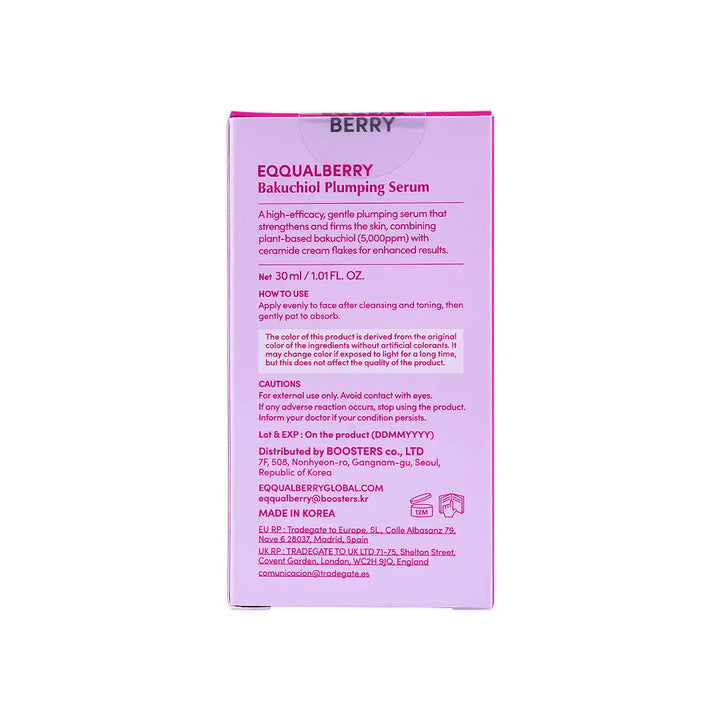 56526-Eqqual Berry Bakuchiol Plumping Serum 30ml +3