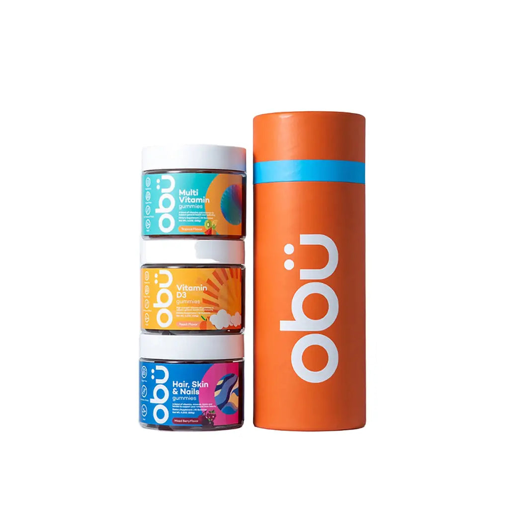 Obu Pack 2 (M.V Adults+Vit D + Hair Skin & Nails) 30 Gummies