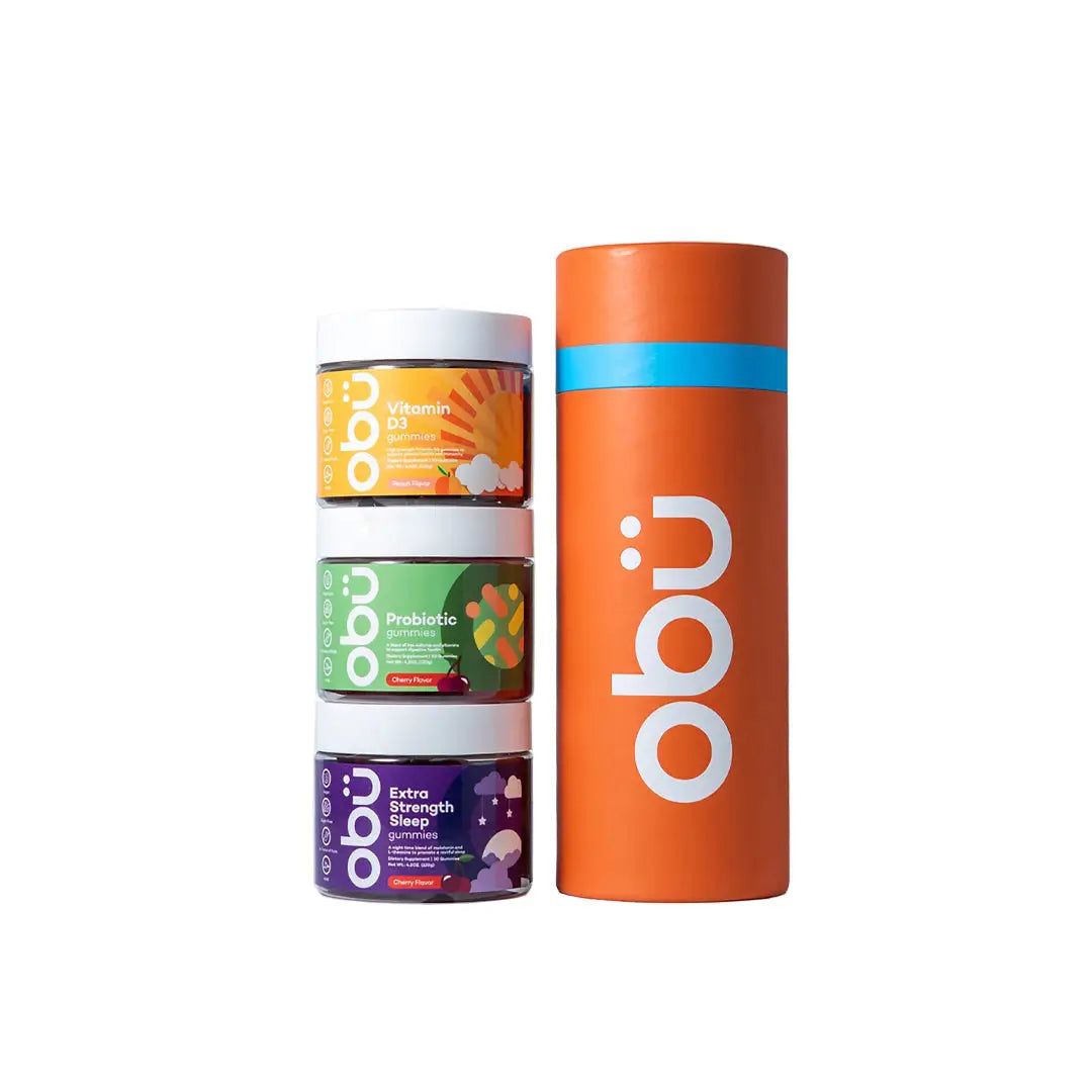 56555-Obu Pack 3 (E.S Sleep Cherry +Vit D + Probiotic) 30 Gummies
