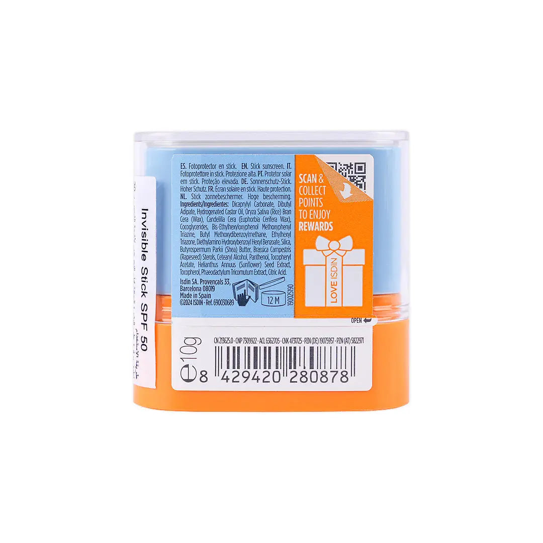 56564-Isdin Fotoprotector Invisible Stick Spf50 10gm +2