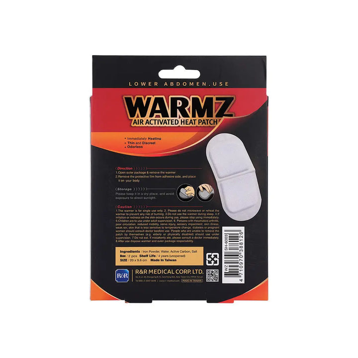 56571-RR Warmz Heat Patch Abdomen 2pcs-SH6003 +3